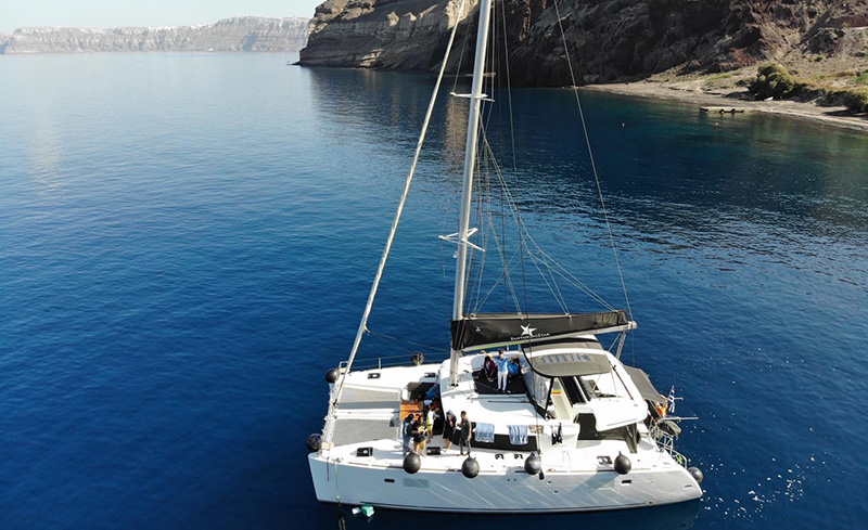 santorini greece catamaran tours