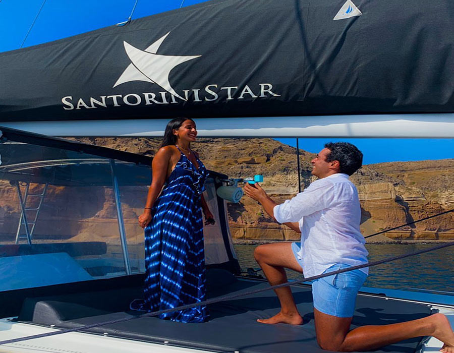 santorini catamaran private luxury cruises reviews